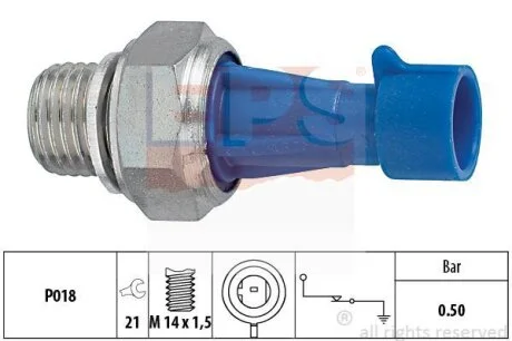 Датчик тиску оливи Cirtoen Jumper/Peugeot Boxer 3.0HDi 06- (M14x1.5) EPS 1.800.143