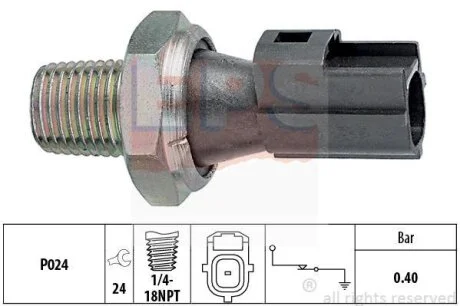 Датчик тиску оливи Ford Transit 00-/Cirtoen Jumper/Peugeot Boxer 1.3/1.6/1.8/1.8D2.2 HDi 95- EPS 1.800.145