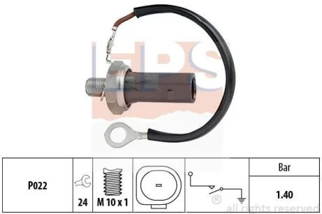Датчик тиску оливи VW Golf V 2.0FSi/GTi 04-09 (1.40 bar) (з кабелем) EPS 1.800.159