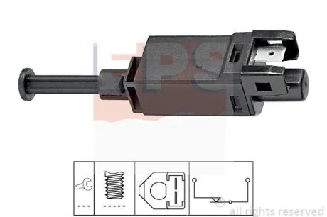 Датчик педалі гальма VW Caddy 95-/T4 90- (2-х конт.) EPS 1.810.055