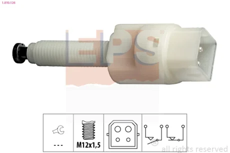 Датчик педалі гальма VW Passat/Audi A4/A6/A8 1.6-3.0 94-05 (4 конт.) EPS 1.810.126