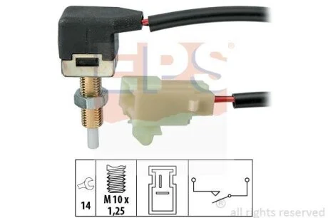 Датчик педалі зчеплення Hyundai Santa Fe 06-/Kia Sorento 09- EPS 1.810.297