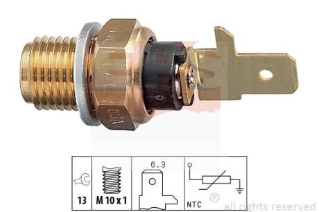 Датчик температури оливи VW Caddy 1.9 D/TDI/SDI 95- EPS 1.830.154