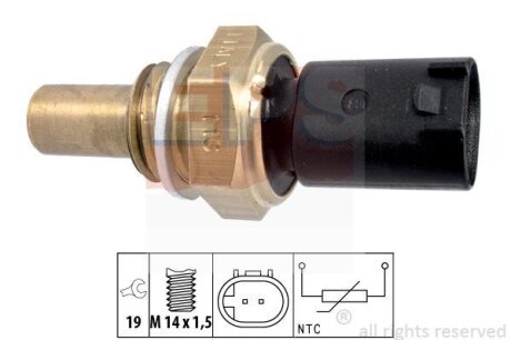 Датчик температури охолоджуючої рідини MB Sprinter 96-06/Vito 96-03 EPS 1.830.350