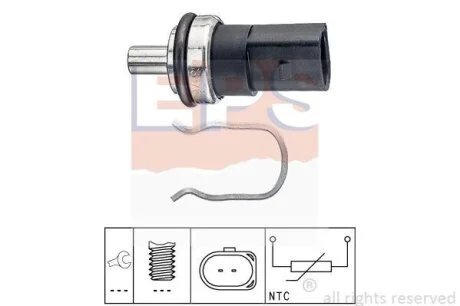 Датчик температури палива VW Caddy/Crafter/T5 03- EPS 1.830.376