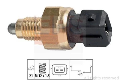 Датчик увімкнення заднього ходу BMW 3/5/6/7 -16 (M12x1.5) (наружні конт.) EPS 1.860.131