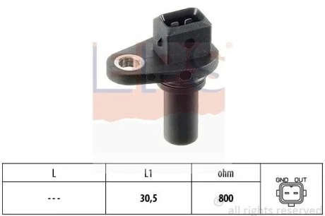Датчик швидкості обертання валу АКПП VW Caddy II 1.6 95-00/T4 1.9D-2.8VR6 90-03 EPS 1.953.028