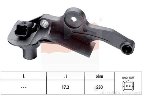 Датчик положення колінвалу Citroen Berlingo/Peugeot Partner 1.1-1.6 16V 96- EPS 1.953.298