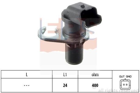 Датчик положення колінвалу Citroen Berlingo 1.9D/2.0HDi 98- EPS 1.953.303