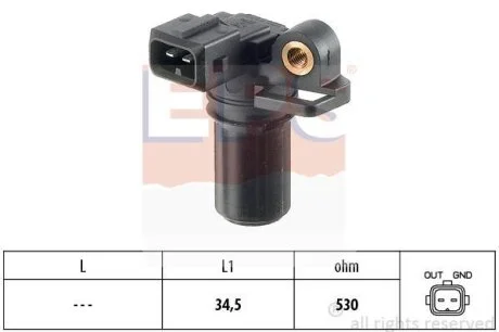 Датчик положення колінвалу Ford Transit Connect 1.8TDCi 02- EPS 1.953.323