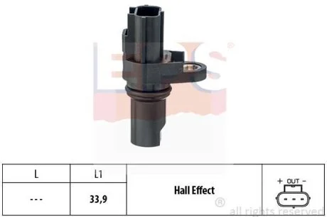 Датчик положення колінвалу Ford Transit 2.2-2.4 TDCI 06- EPS 1.953.745
