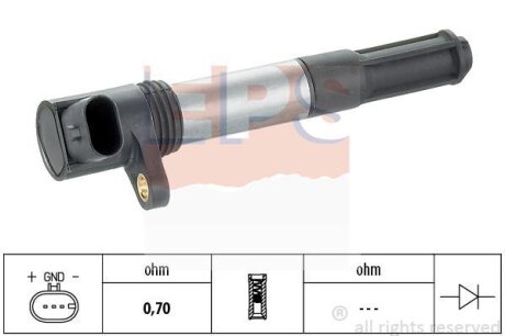 Котушка запалювання Iveco Daily IV/Opel Combo/Fiat Ducato 1.4-3.0 09- EPS 1.970.442