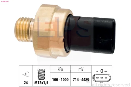 Датчик тиску масла BMW X5 (E70)/X6 (E71/E72) 2.5-3.0i (N55/N54) 07- EPS 1.980.001