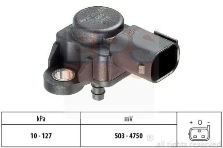 Датчик тиску наддува MB Sprinter 906/Vito (W639) 03-/VW Crafter 30-50 06- EPS 1.993.106