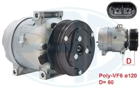 Компресор кондиціонера ERA 670068