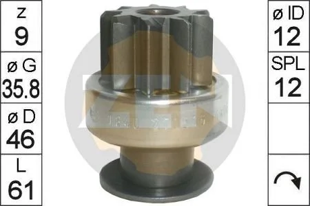 Бендикс стартера ERA ZN1840