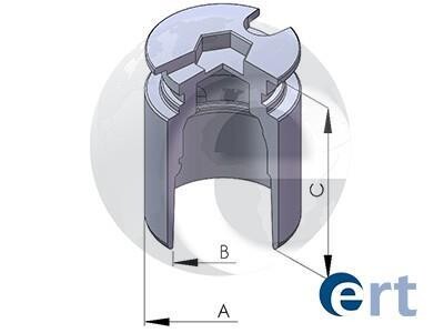 Фото 1 - поршень супорта ERT 150198-C Поршень супорта ERT 150198-C (фото 1)