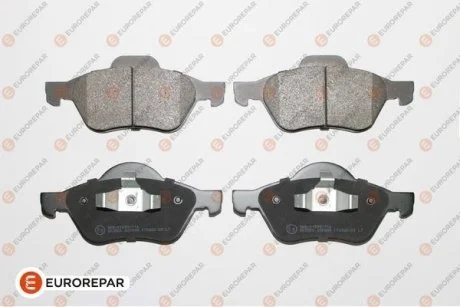 Колодки тормозные дисковые, комплект EUROREPAR 1617257380