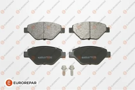 Колодки тормозные дисковые (комплект 4 шт) EUROREPAR 1617269980