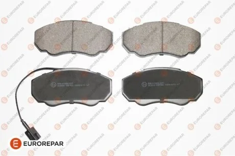 Колодки тормозные дисковые (комплект 4 шт) EUROREPAR 1617280580