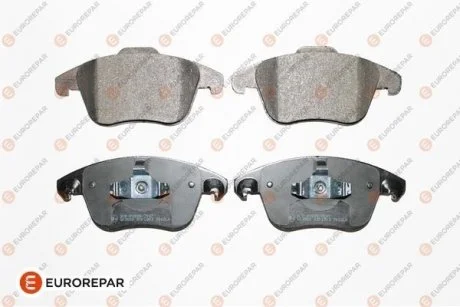 Колодки тормозные дисковые (комплект 4 шт.) EUROREPAR 1623057680