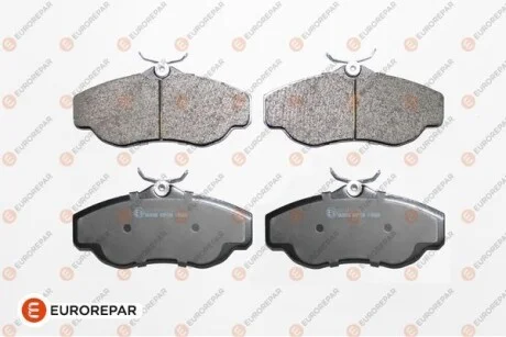 Колодки тормозные дисковые (комплект 4 шт) EUROREPAR 1623058780