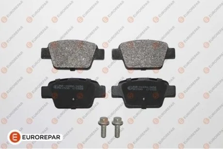 Колодки тормозные дисковые (комплект 4 шт.) EUROREPAR 1623064980