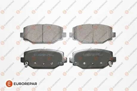 Колодки тормозные дисковые (комплект 4 шт.) EUROREPAR 1639371480
