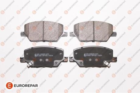 Колодки гальмівні дискові (комплект 4 шт) EUROREPAR 1675989580