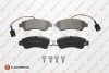 Колодки тормозные задние комплект Jumper3-Boxer3 PSA Eurorepar EUROREPAR 1675989880 (фото 1)