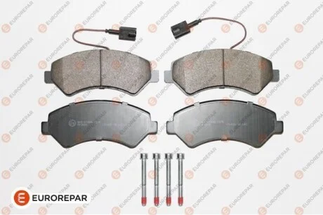 Колодки тормозные дисковые (комплект 4 шт) EUROREPAR 1675990080