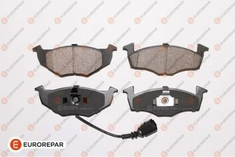 Гальмівні колодки пер. VW Polo 01-/Skoda Fabia 99-14 EUROREPAR 1675994780