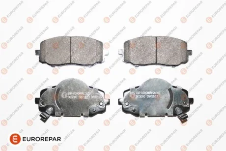 Гальмівні колодки пер. Hyundai i20 1.2/1.4 08-15 (MANDO) EUROREPAR 1675995380