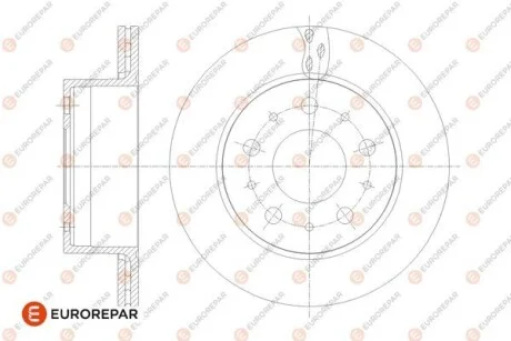 Диск тормозной задний (кратно 2) Jumper3-Boxer3 DIAM 300 EP 22 05,12,2013- Eurorepar EUROREPAR 1676014480