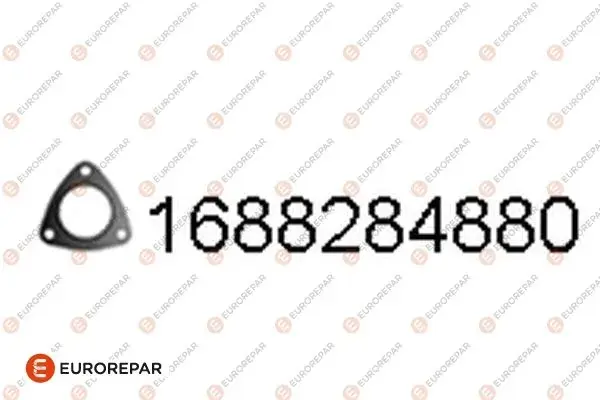 Прокладка глушника Kadett/Astra/Vectra 88- EUROREPAR 1688284880 (фото 1)