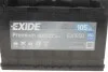 АКБ 6СТ-105 R+ (пт850) (необслуж)(315х175х205) Premium Exide EXIDE EA1050 (фото 3)