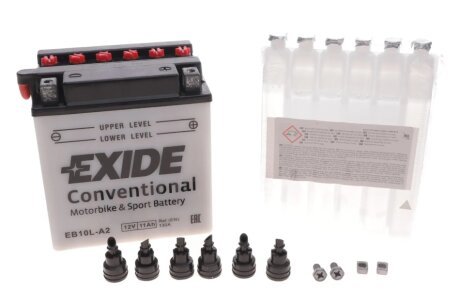 Стартерна батарея (акумулятор) EXIDE EB10L-A2
