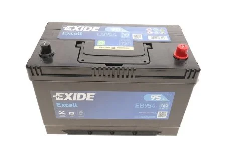 АКБ 6СТ-95 R+ (пт760) (необслуж) Asia EXCELL Exide EXIDE EB954