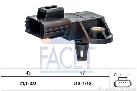 Датчик тиску повітря FACET 10.3250