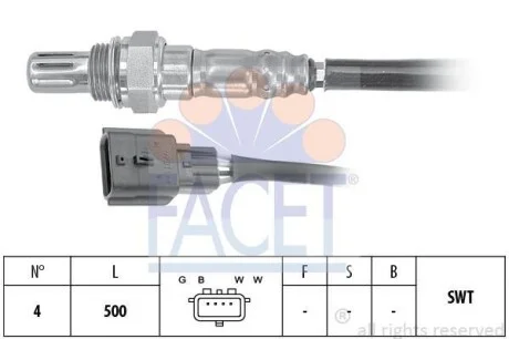 Датчик кисню Captur 0.9 Tce, 1.2 Tce (13-) Facet FACET 108094