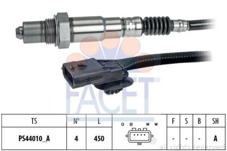 Датчик кисню Duster 1.6, 2.0 (11-15) Facet FACET 108309