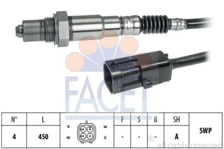 Датчик кислорода (лямбда-зонд) 2108 -2123 (0258006537) Facet FACET 108357
