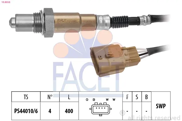 Датчик кисню Captur (20-)/Clio V (20-) 1.6 E-TECH Facet FACET 108558 (фото 1)