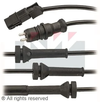 Датчик ABS Renault ESPACE IV,LAGUNA II,VEL SATIS 02- перед Л/Пр (21.0069) Facet FACET 210069