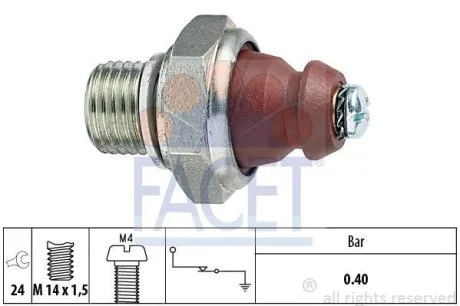 Датчик давления масла ОМ616/617 (7.0074) Facet FACET 70074