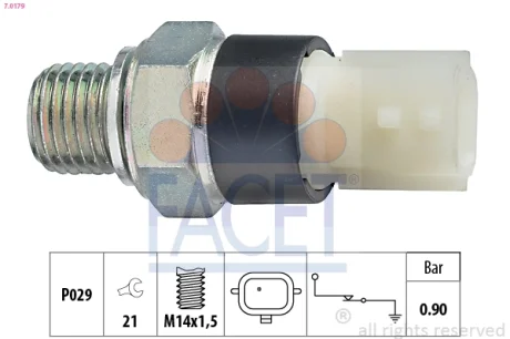 ДАТЧИК ТИСКУ МАСЛА Clio 1.2 16V (05-) Facet FACET 70179