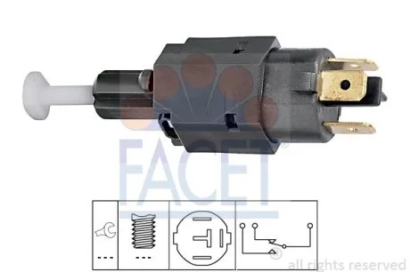 Датчик стоп-сигнала Opel Astra f classic 1.4 i (98-05) (7.1082) Facet FACET 71082