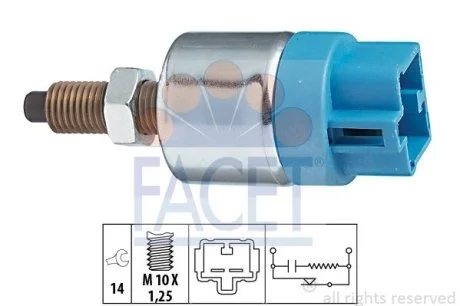 Датчик стоп-сигнала Toyota Prius 1.5 (nhw2_) (03-09) Facet FACET 7.1089