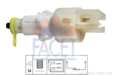 Датчик стоп-сигнала Ducato/Jumper 94-02 Facet FACET 7.1108