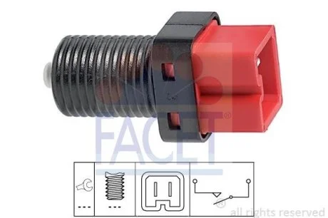 Датчик стоп-сигнала Scudo/Jumpy/Exert 95- (7.1187) Facet FACET 71187